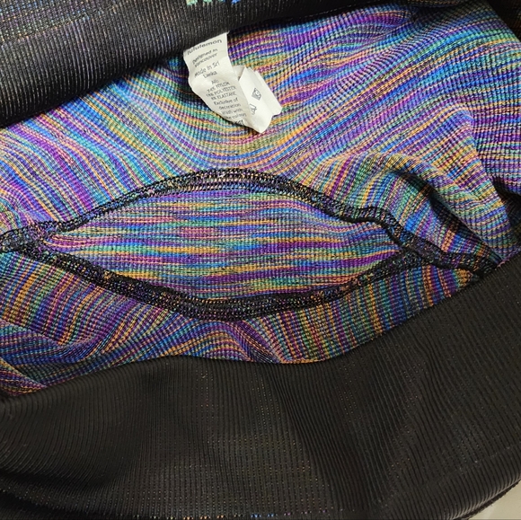 Lululemon Love Revealed Tight Black / Rainbow Size 10 - Picture 9 of 13